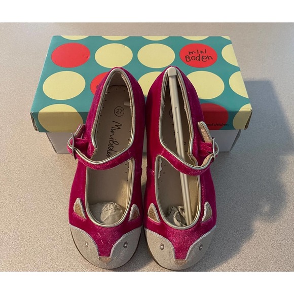 Mini Boden Other - New Mini Boden Pink Fox Shoes